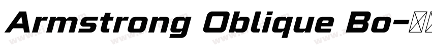Armstrong Oblique Bo字体转换